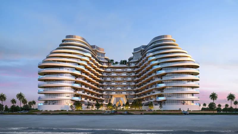 Aqua Arc at Al Marjan – render