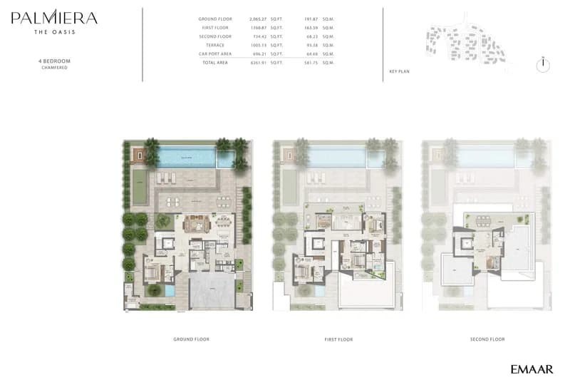 Palmiera – 4 BR floor plan