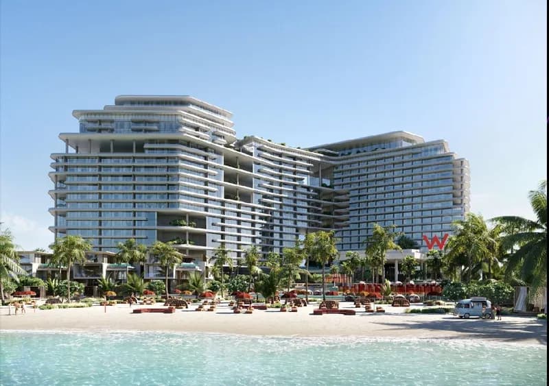W Residences Al Marjan Island RAK – render
