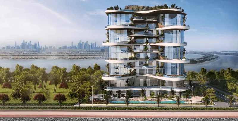One Crescent Palm – render