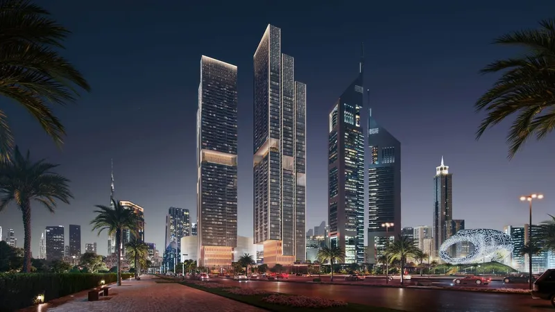 Jumeirah Residences Emirates Towers – render
