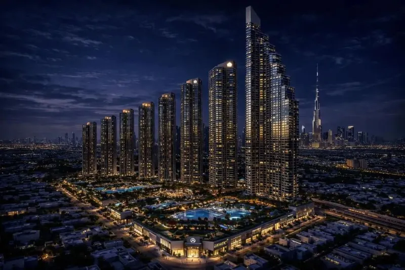Mercedes-Benz Places — Binghatti City – render