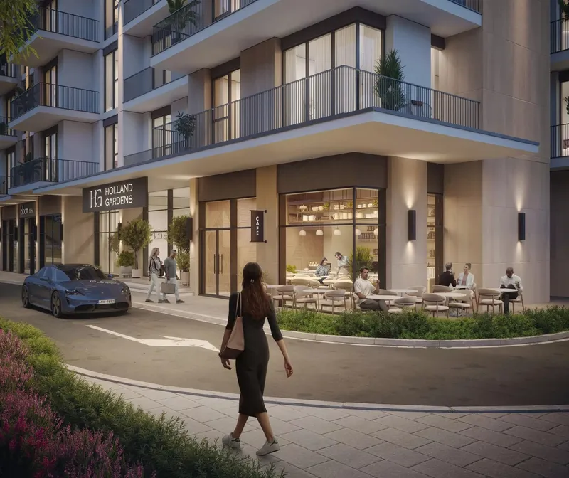 Holland Gardens – render