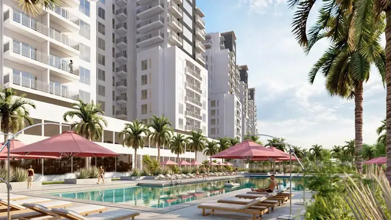 South Garden at Wasl Gate – render