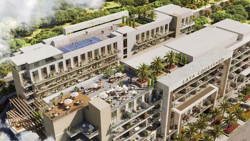 Laya Courtyard – render
