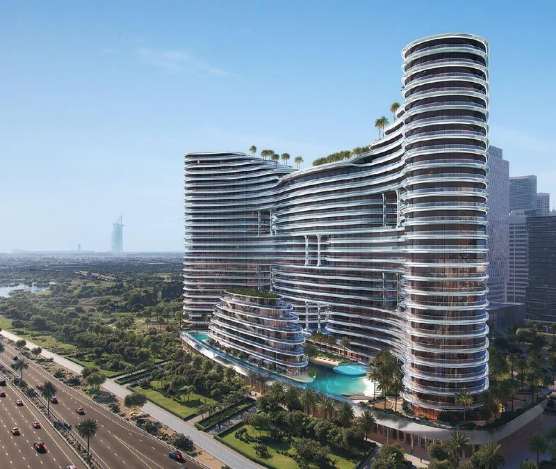 Binghatti Aquarise – render