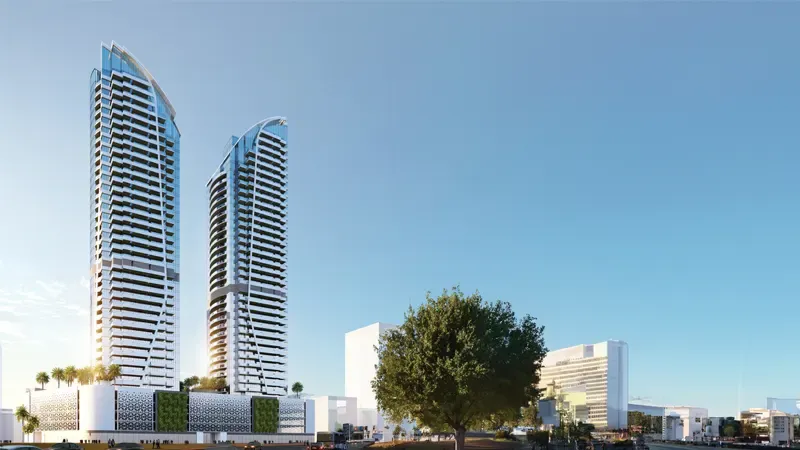Red Square Tower – render