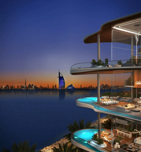 One Crescent Palm – render
