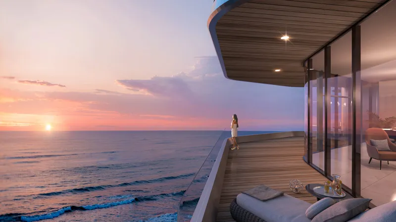 Sunshine Bay at Al Marjan – render