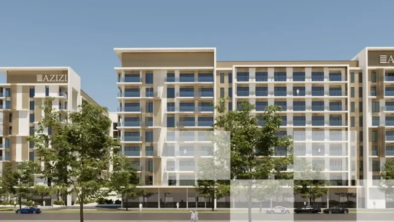 Azizi Beach Oasis 2 – render