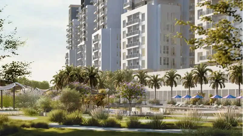 South Garden at Wasl Gate – render